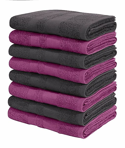 my home Handtücher "Vanessa, als Set und Serie erhältlich, 8 Handtücher, 50 günstig online kaufen