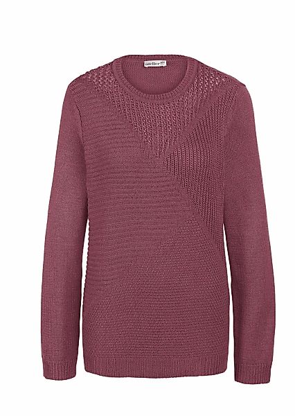 GOLDNER Strickpullover "Kurzgröße Baumwoll-Pullover in Rippenstruktur" Inte günstig online kaufen