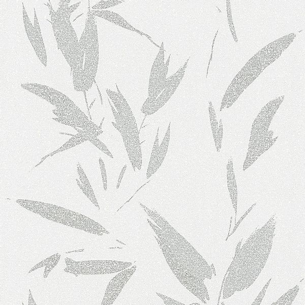 PROFHOME 375494-GU Natur Tapete Floral dezent schimmernd Creme Grau 0,53 m günstig online kaufen
