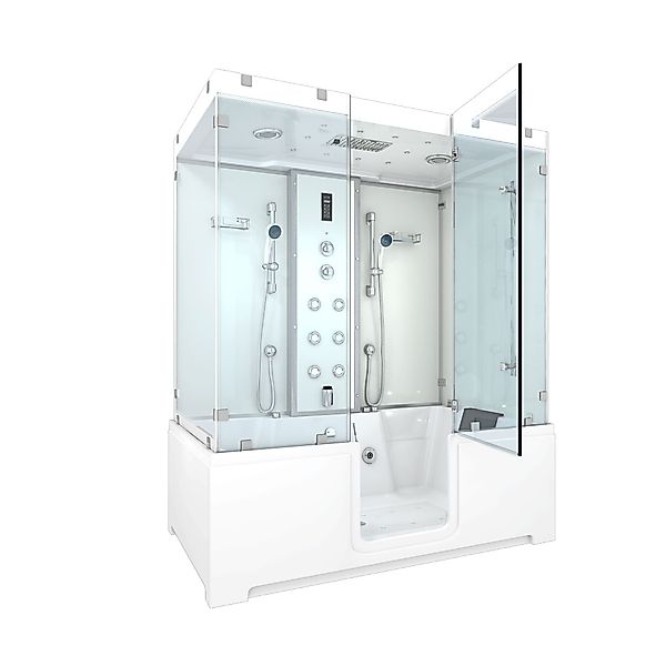 AcquaVapore Grossraumdusche Kombination Badewanne Dusche K88-WS-EH-C-ALL günstig online kaufen