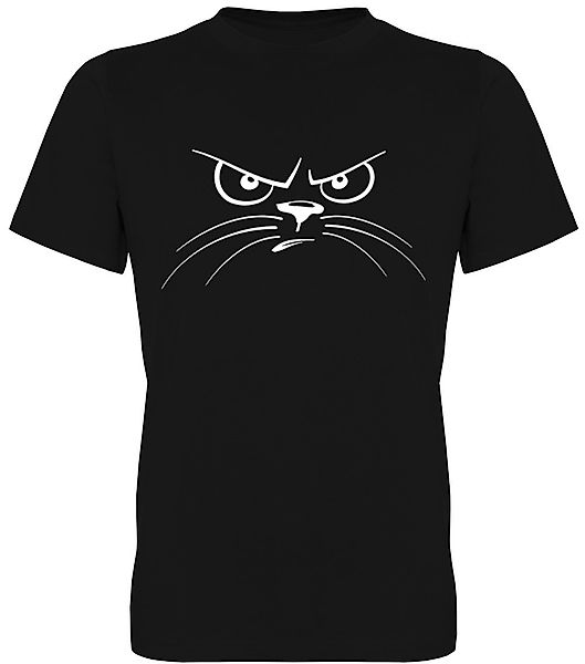 G-graphics T-Shirt Grimmige Katze Herren T-Shirt, günstig online kaufen