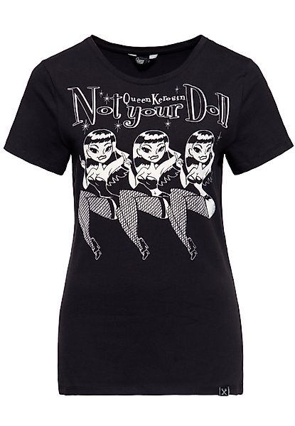 QueenKerosin T-Shirt Not your Doll (1-tlg) günstig online kaufen