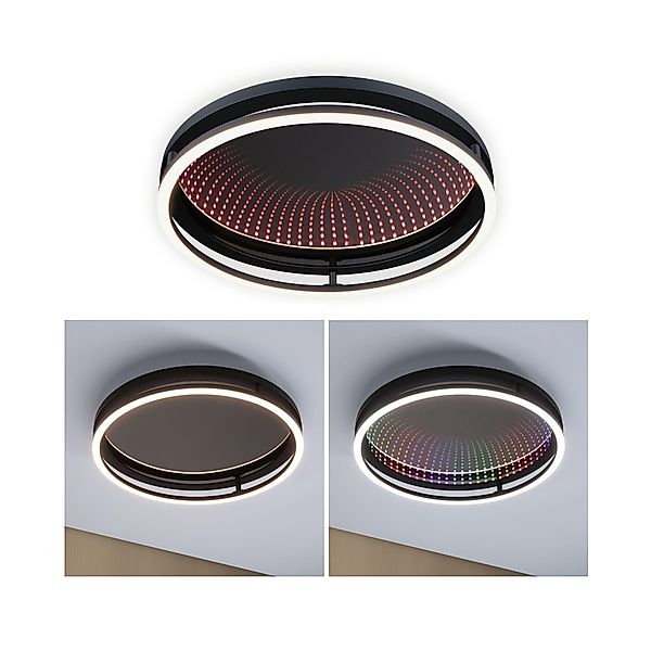 Paulmann "Wand-/Deckenleuchte Spaceglow One RGB+ 2000lm 230V 34,5W dimmbar günstig online kaufen
