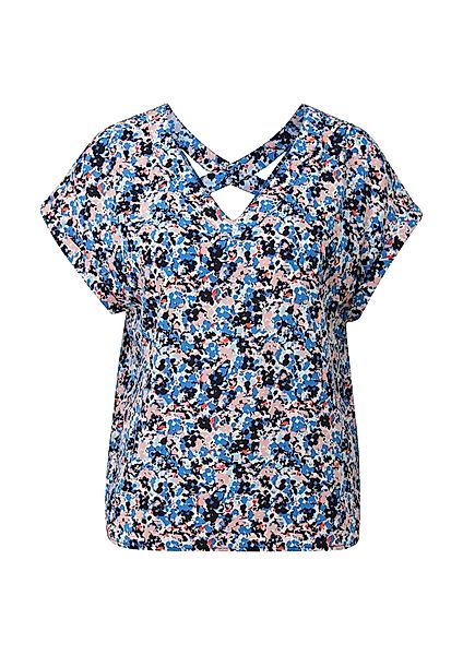 s.Oliver Druckbluse mit V-Ausschnitt günstig online kaufen