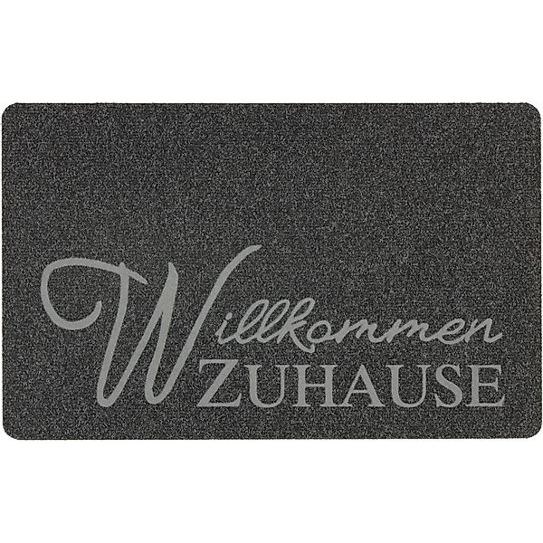 ASTRA-Kollektion Fußmatte Flocky Color Willkommen Zuhause 50 cm x 80 cm günstig online kaufen