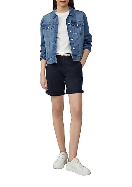 s.Oliver Chinoshorts Sommerhose mit geflochtenem Gürtel günstig online kaufen