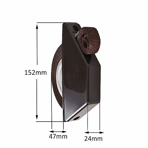Inovatec Halbeinlass-Gurtwickler 4 x Rollladen Halbeinlass günstig online kaufen