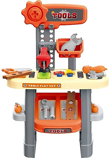 Diakakis Kinder-Werkzeug-Set Werkbank mit Zubehör Werkzeugbank günstig online kaufen