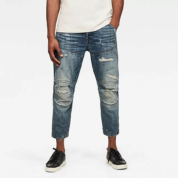 G-star 5620 3d Original Relaxed Tapered Jeans 29 Antic Faded Ripped Prussia günstig online kaufen