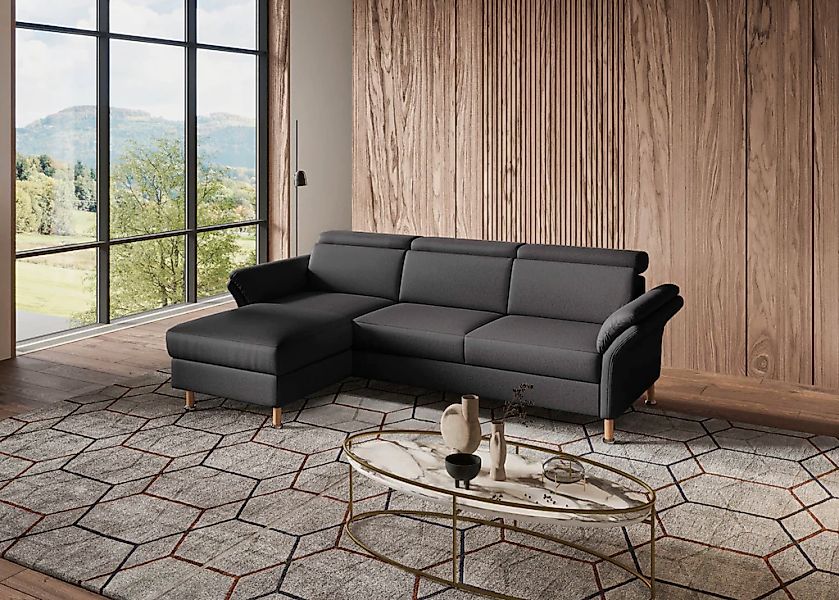 Home affaire Ecksofa "Calypso L-Form", mit motorischen Funktionen im Sofa u günstig online kaufen