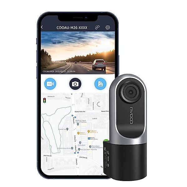 COOAU Dashcam Auto Vorne,1080P FHD Autokamera mit F 1,8-Objektiv Dashcam (H günstig online kaufen