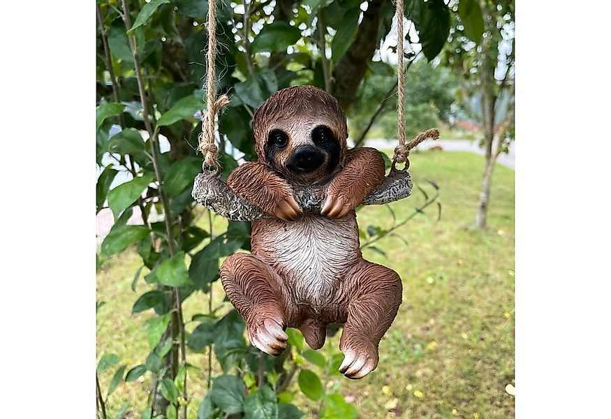 Online-Fuchs Gartenfigur für draußen - Faultier zum Aufhängen, Garten Deko günstig online kaufen