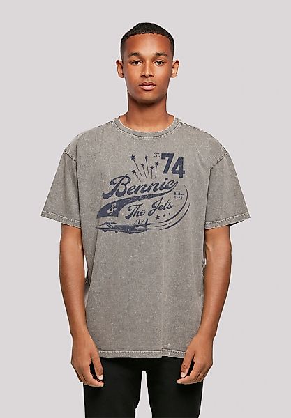 F4NT4STIC T-Shirt "Elton John Bennie And The Jets" Musik, Band, Logo günstig online kaufen