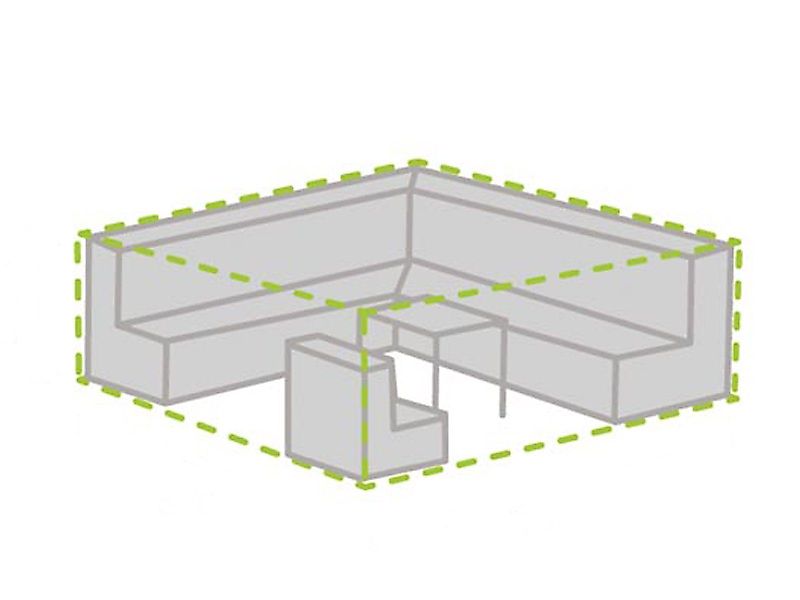 PEREL Gartenmöbel-Schutzhülle (1-St), Abdeckung Lounge-Möbel Wasserfeste günstig online kaufen