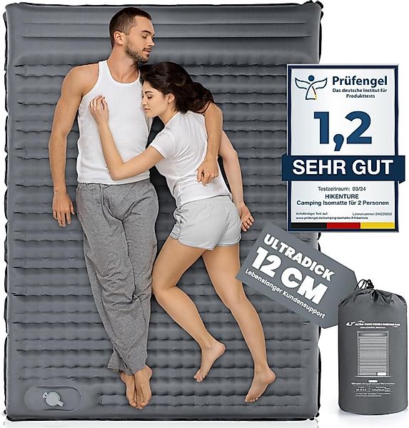 LuxusKollektion Campingstuhl Isomatte Selbstaufblasend Doppel 12CM günstig online kaufen
