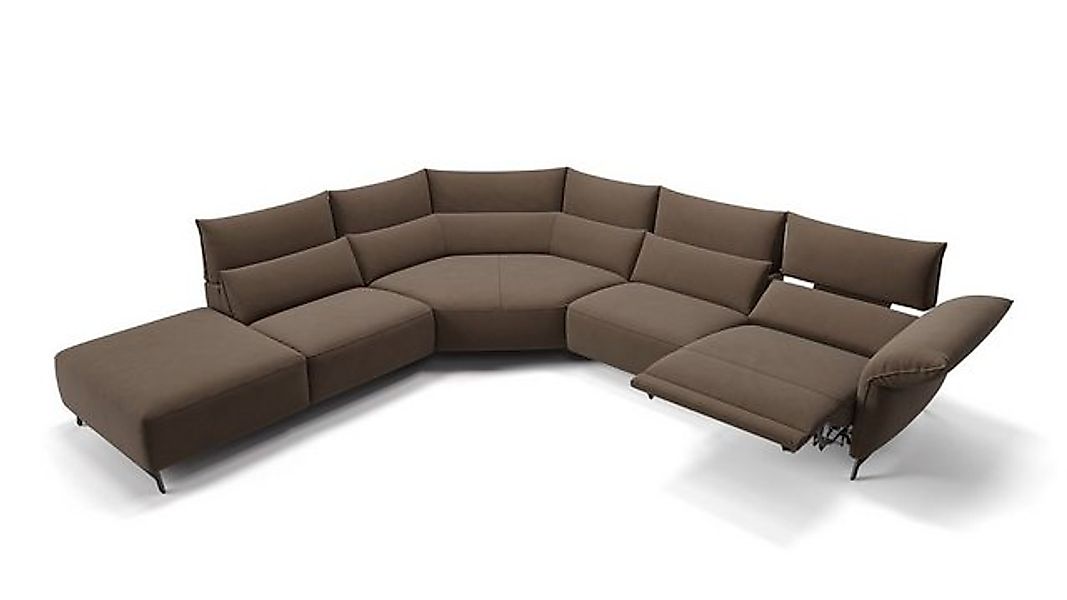 Sofanella 2-Sitzer Stoff CUNEO, Relaxsofa, Designsofa, Designer Couch, Ital günstig online kaufen