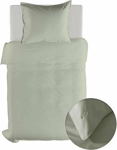 YELLOW Bettwäsche "Suite-Dubai" 2 tlg. Uni Design, 100% Baumwolle ab 135x20 günstig online kaufen