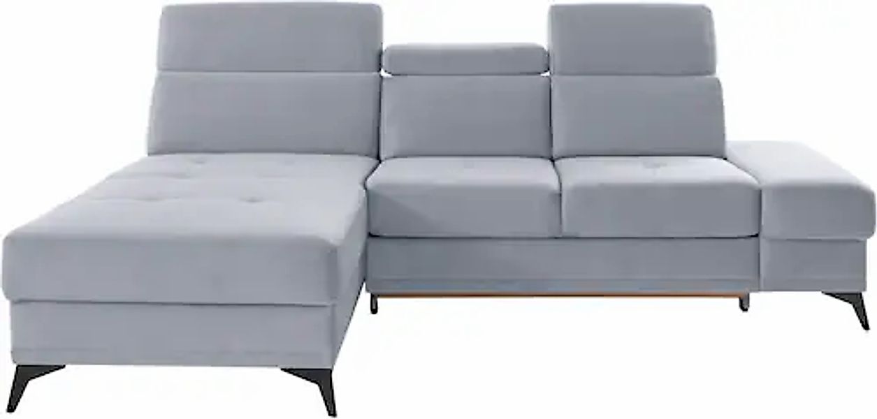 Home affaire Ecksofa »Cardiz L-Form« inkl.Kopfteilverstellung und Federkern günstig online kaufen