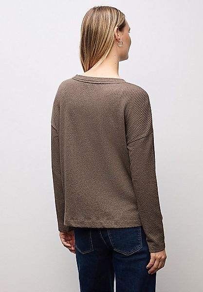 STREET ONE Langarmshirt im soften Baumwoll-Mix günstig online kaufen