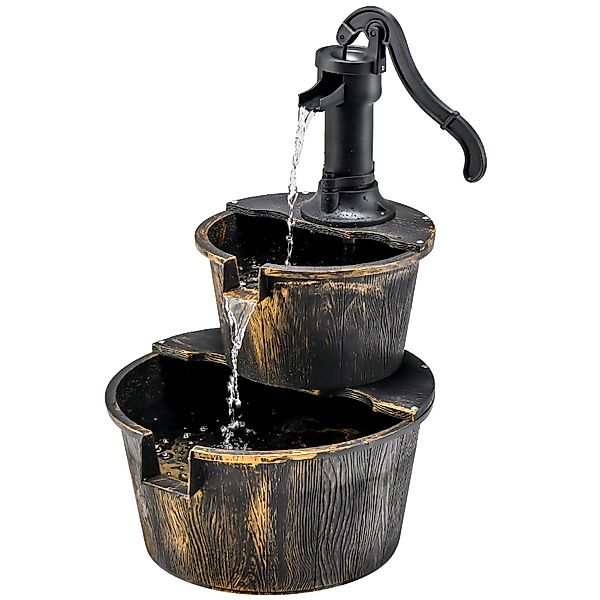 COSTWAY Gartenbrunnen, Wasserbecken BxT: 41,00x45,50 cm, günstig online kaufen