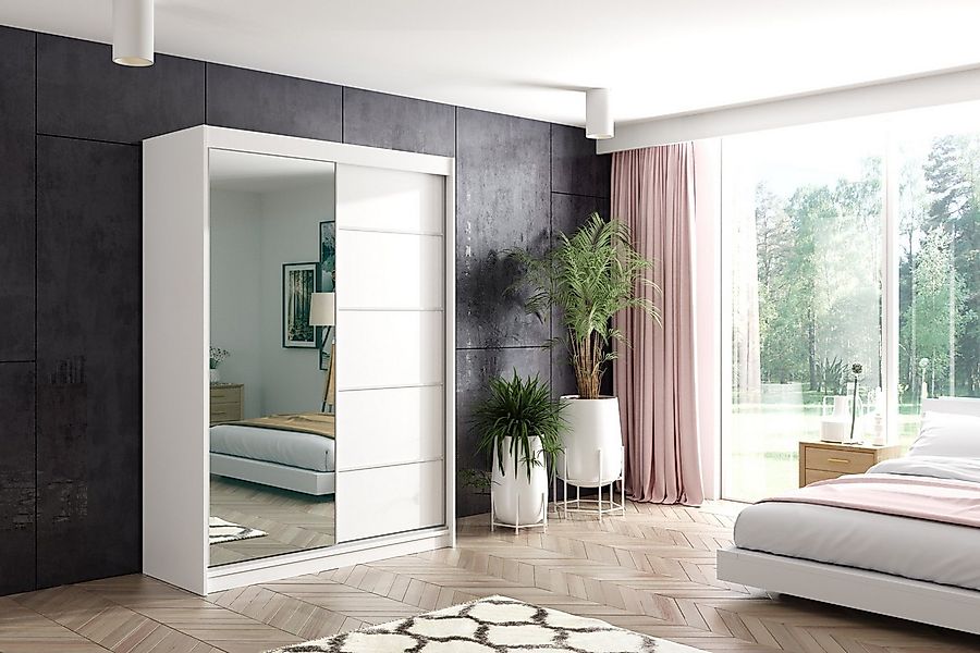 ALTDECOR Schiebetürenschrank MAKI (Kleiderschrank Garderobenschrank mit vie günstig online kaufen