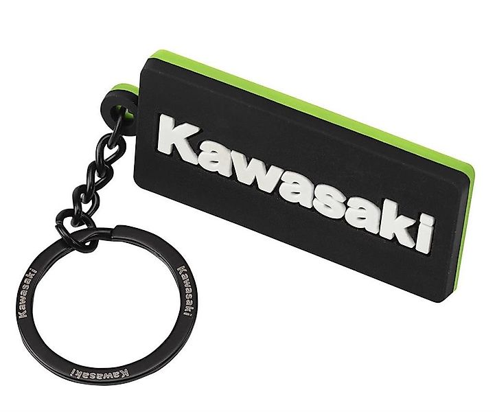 Kawasaki Schlüsselanhänger Kawasaki schwarz grüner Schlüsselanhänger günstig online kaufen