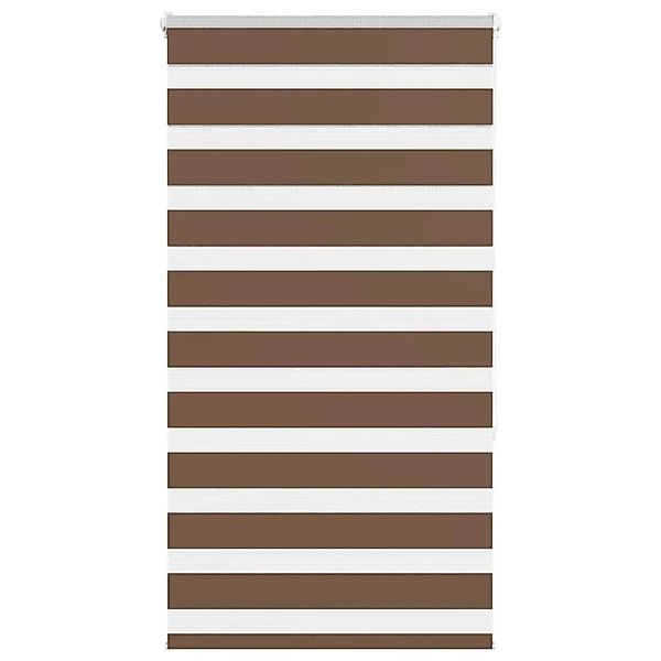 vidaXL Doppelrollo Braun 90x150 cm Stoffbreite 85,9 cm Polyester 4014337 günstig online kaufen