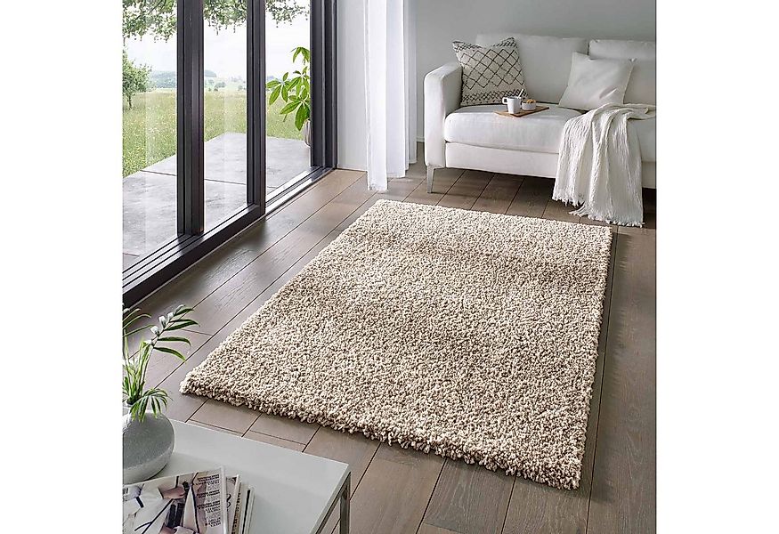TaraCarpet Langflor-Teppich Venezia Shaggy, quadratisch, Höhe: 35 mm, Hochf günstig online kaufen