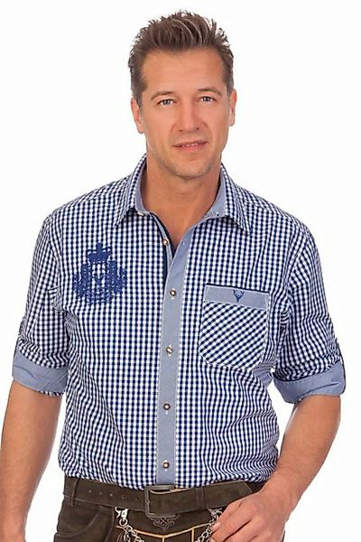 KRÜGER BUAM Trachtenhemd Trachtenhemd - CARLO - grün, blau günstig online kaufen