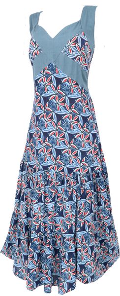 Guru-Shop Midikleid Boho Sommerkleid, Maxikleid, langes günstig online kaufen