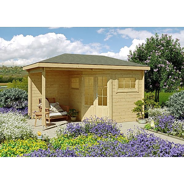 Fjordholz 5-Eck Gartenhaus Modell Evelyn 2B günstig online kaufen