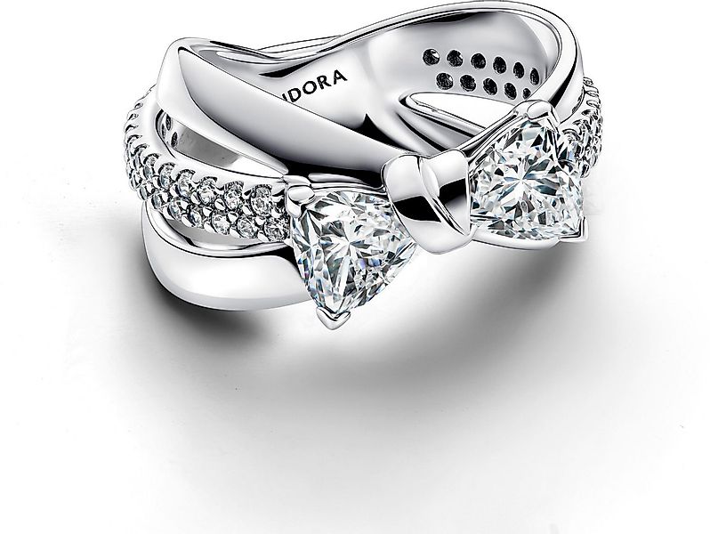 Pandora Fingerring Pandora Sterling silver Cubic Zirconia Clear 193553C01 D günstig online kaufen