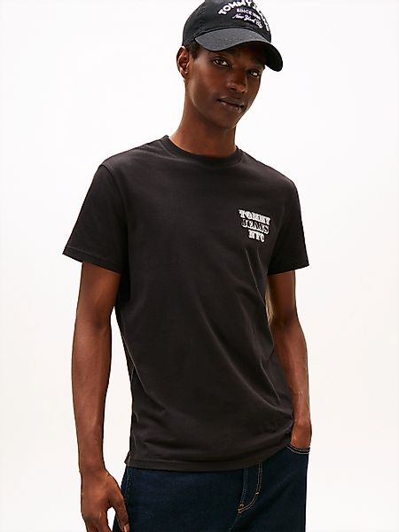 Tommy Jeans T-Shirt "TJM ENTRY BILLS" slim fit, Jersey, Rundhals günstig online kaufen