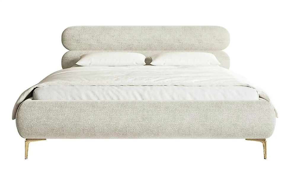 Selsey Polsterbett in Chenille Roule ¦ beige ¦ Maße (cm): B: 213 H: 96 Bett günstig online kaufen