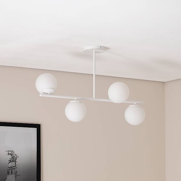 Deckenlampe Kabo,1 Arm, weiß, vierflammig günstig online kaufen