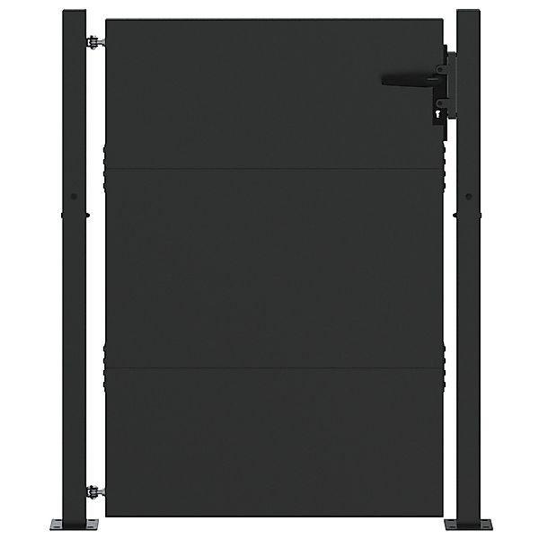 vidaXL Gartentor Gartentor Schwarz 105 x günstig online kaufen