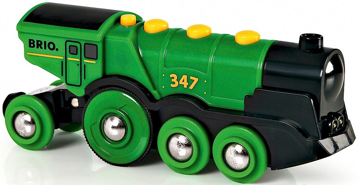 BRIO® Spielzeug-Eisenbahn BRIO® WORLD, Grüner Gustav Batterielok, mit Sound günstig online kaufen