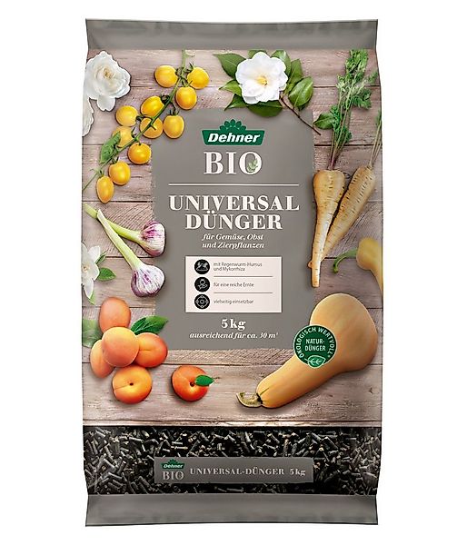Dehner Gartendünger Bio Dünger für Gemüse / Obst / Zierpflanzen, hochwertig günstig online kaufen