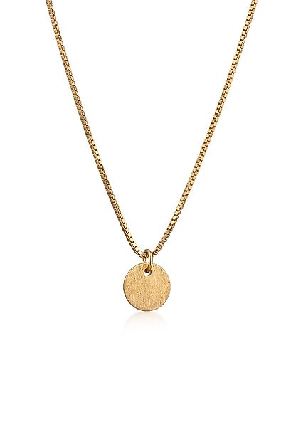 Elli Kette mit Anhänger Plättchen Anhänger günstig online kaufen