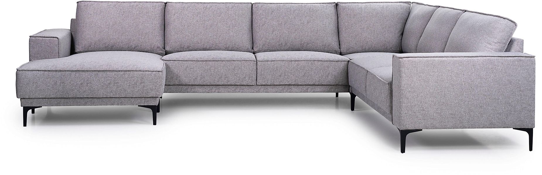 OTTO home Wohnlandschaft "XXL Sofa Oland, Struktur, Flachgewebe, Luxus-Micr günstig online kaufen