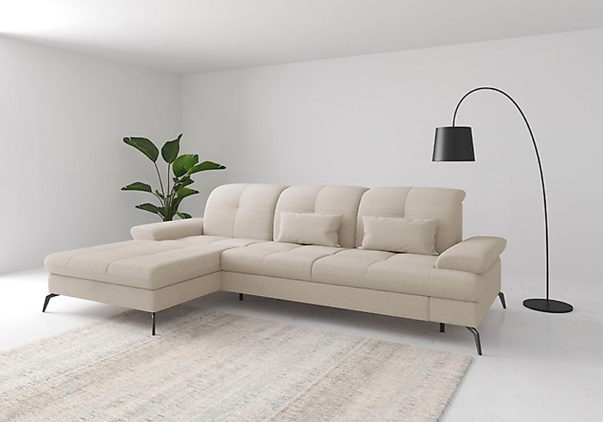 sit&more Ecksofa »Amica, L-Form, inkl. Sitztiefenverstellung & Armteilverst günstig online kaufen