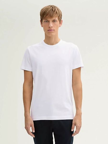 TOM TAILOR T-Shirt Slim Fit T-Shirt mit Stretch-Anteil günstig online kaufen