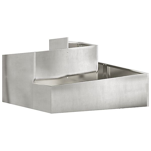 vidaXL Blumentopf Pflanzer 80x80x50 cm Edelstahl günstig online kaufen
