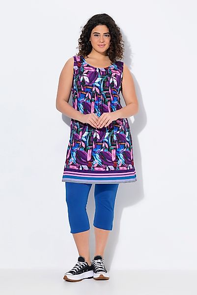 Ulla Popken Jerseykleid Jerseykleid bedruckt A-Linie günstig online kaufen