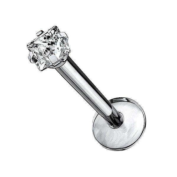 Taffstyle Piercing-Set Titan Lippenpiercing Stecker Kristall günstig online kaufen
