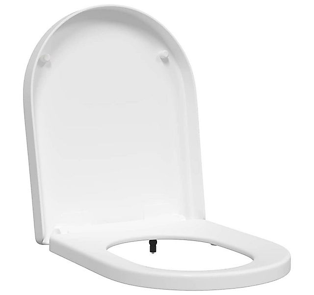 vidaXL WC-Sitz Toilettensitz Verstellbar Weiß 48 x 36,5 x 4,5 cm Polypropyl günstig online kaufen