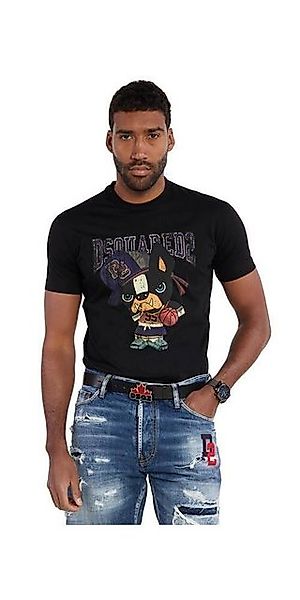 Dsquared2 Print-Shirt Dsquared2 Ciros Game Time T-Shirt Schwarz Herren L günstig online kaufen