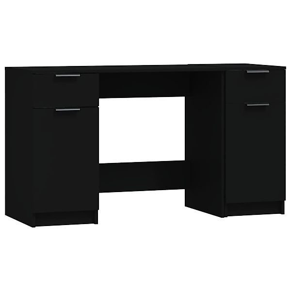 vidaXL Schreibtisch Schreibtisch mit Beistellschrank Schwarz günstig online kaufen