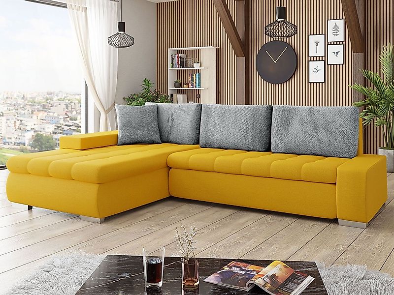 MIRJAN24 Ecksofa Orkan Premium, mit Schlaffunktion und Bettkasten, Elegante günstig online kaufen