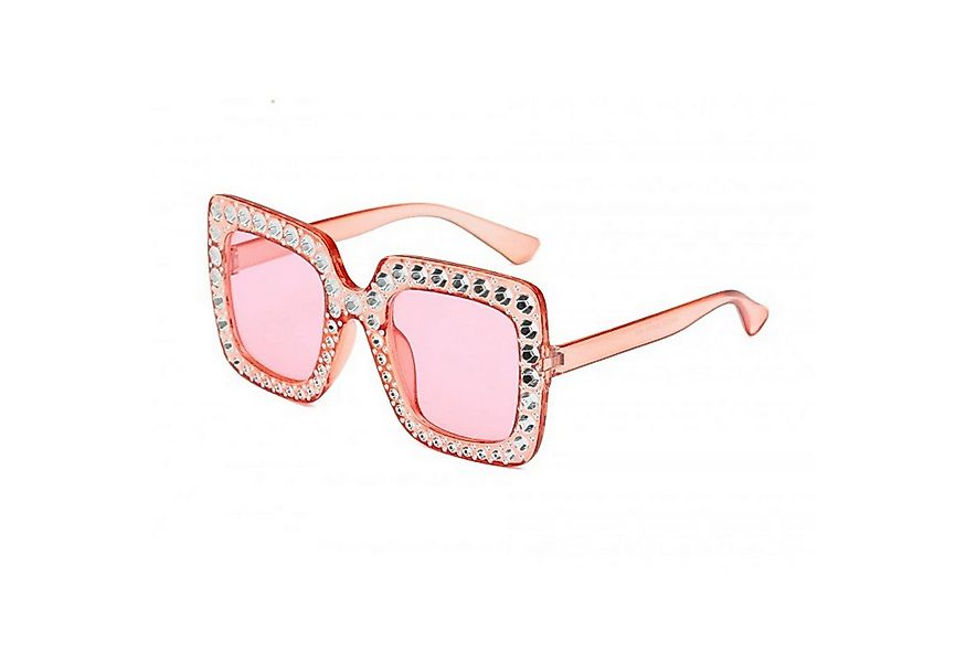 autolock Sonnenbrille Kristall Sonnenbrille Damen, Square Thick Frame Bling günstig online kaufen